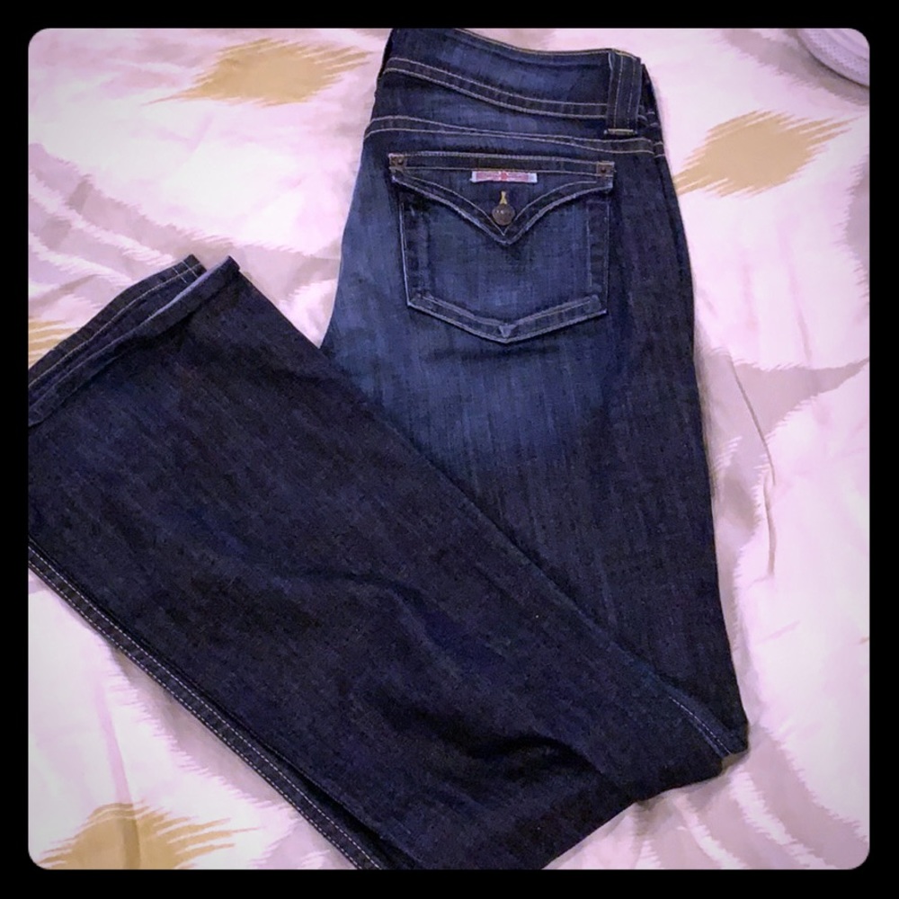 Hudson Wide Bottom Flare Boot-Cut Jeans